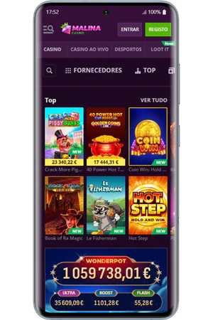 Malina Casino slots disponíveis
