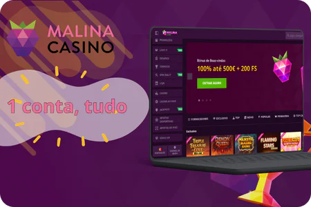 Malina Casino conta única casino e sports