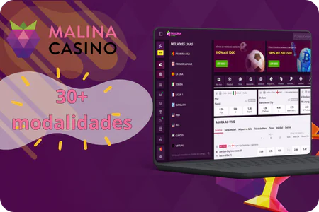 Malina Casino apostas desportivas modalidades